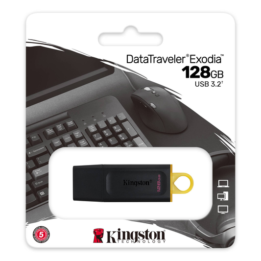 128 GB usb 3.2 exodia kingston original (5 year warranty)