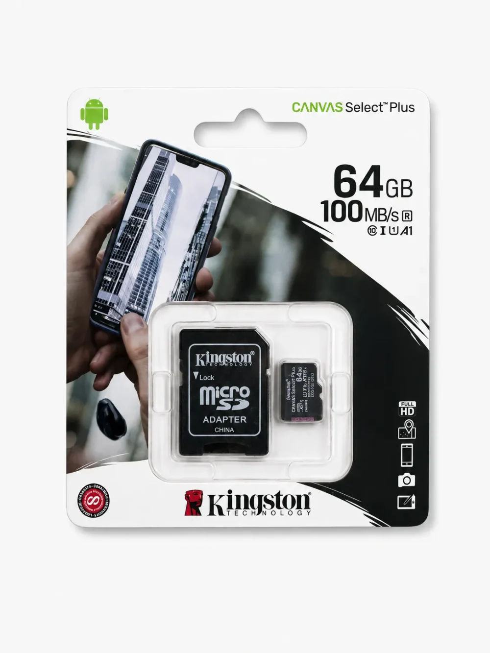 Kingston Canvas Select Plus 64GB MicroSD Card