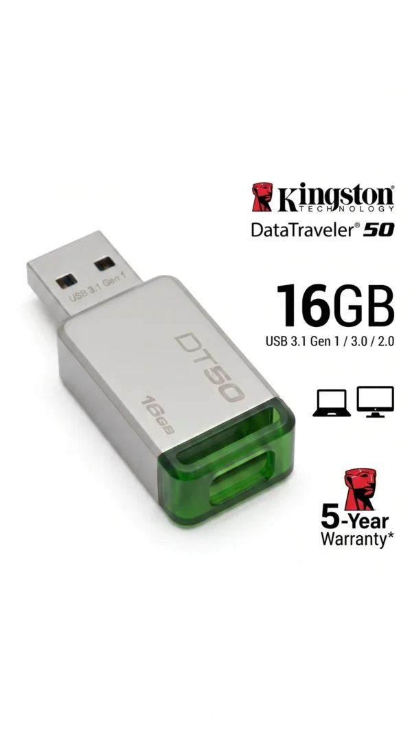 Kingston DataTraveler 50 - 16GB USB Drive_1 Kingston DataTraveler 50 - 16GB USB Drive